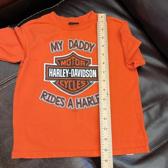 Kids Harley Davidson t-shirt size 4 EUC - Picture 3 of 5